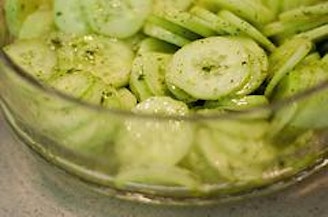 Cold Creamy Cucumber Salad